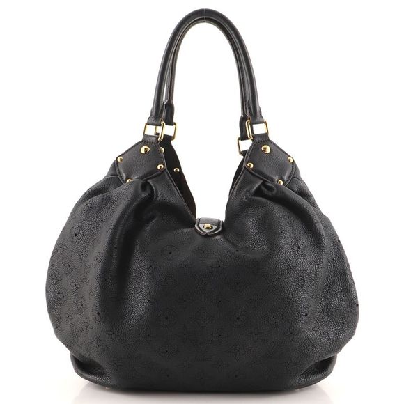 Louis Vuitton L Hobo Mahina Leather Blue - Picture 4 of 7